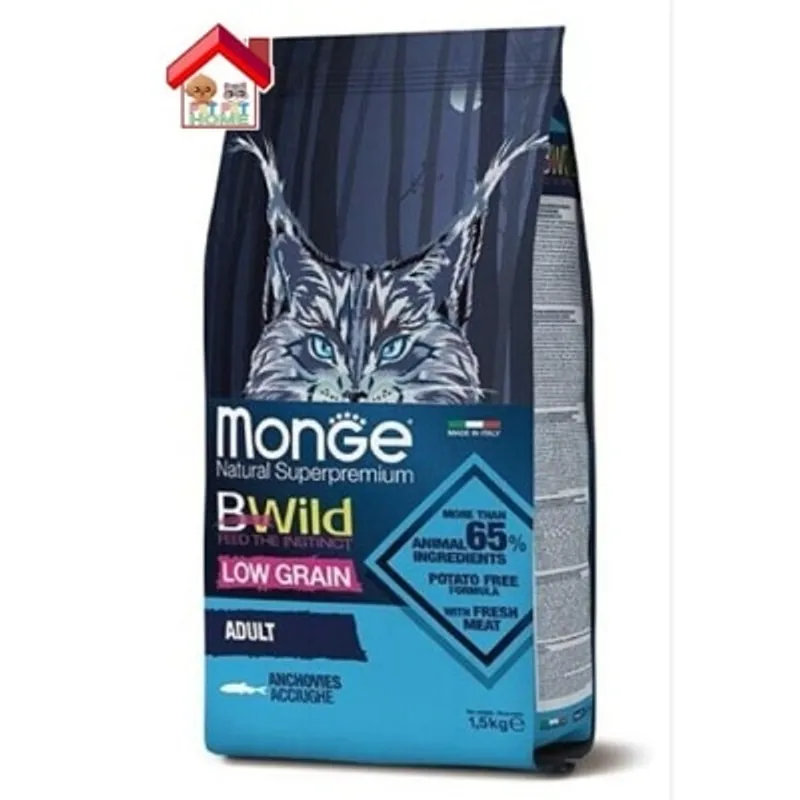 MONGE Monge B-Wild系列 野生鯷魚成貓糧
