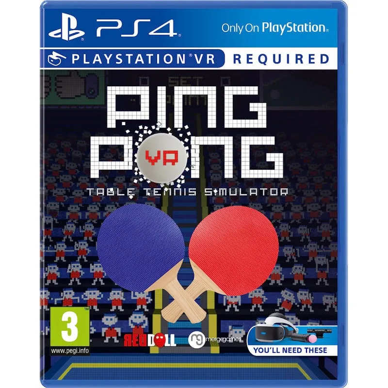 PS4 （ VR Game ） PING PONG 兵乓球 美版