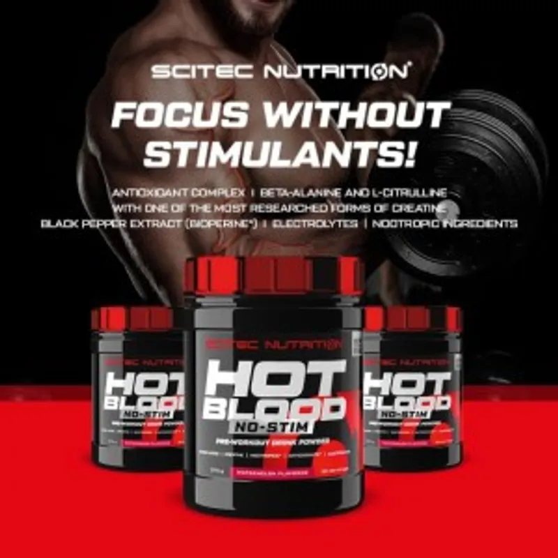 Scitec Hot Blood NO-STIM, 氮泵-無刺激 375克