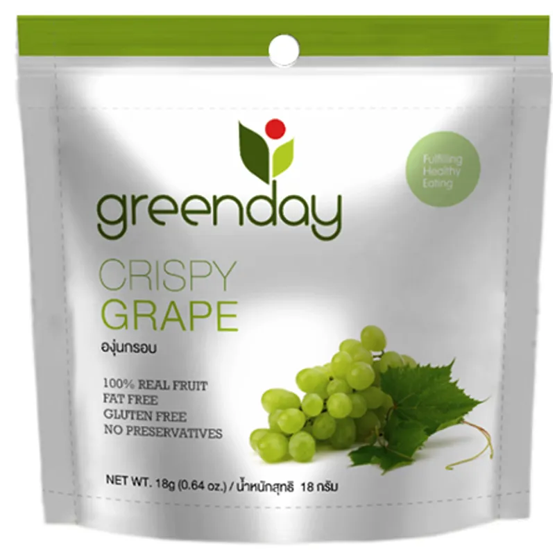GREENDAY青提子脆片18克