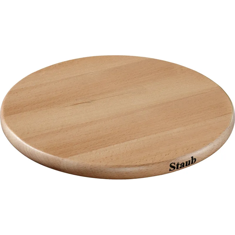 Staub 圓形磁性木製鍋墊 23cm Round Magnetic Trivet 23cm