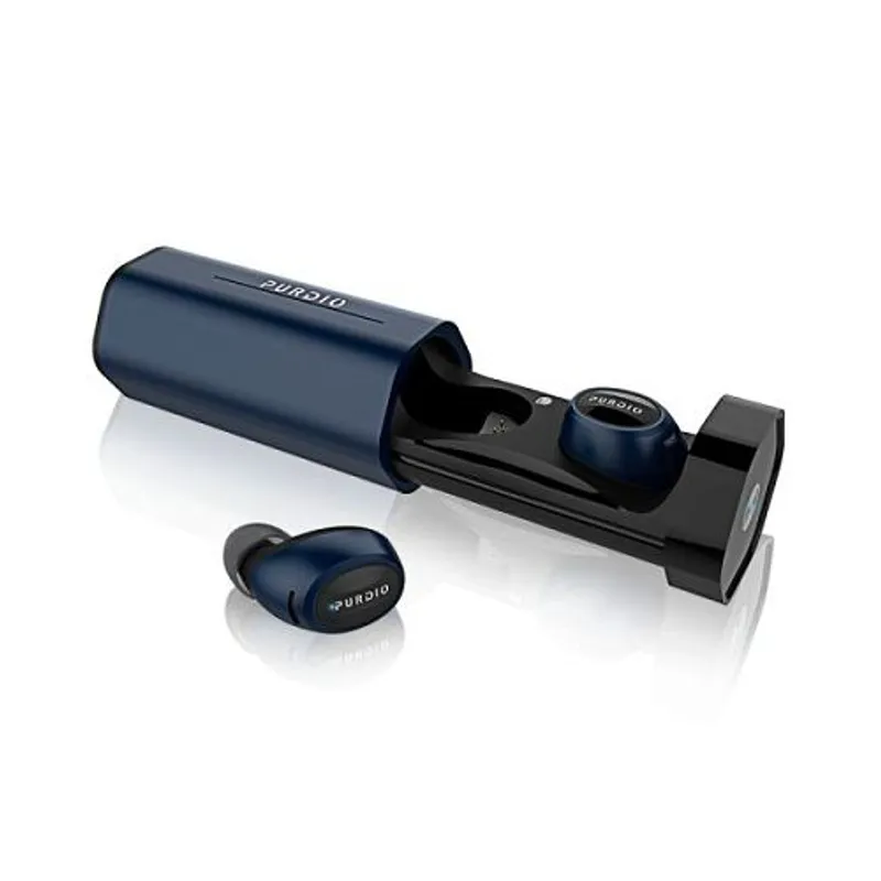 Purdio Bluetooth Hex+Truly Wireless Earphone Blue