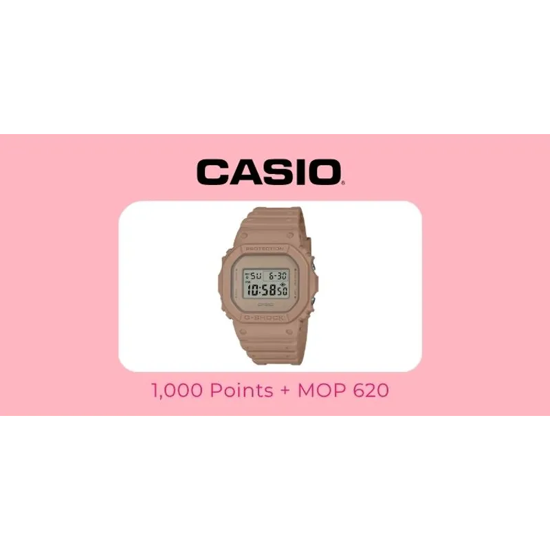 CASIO時尚設計跳字錶