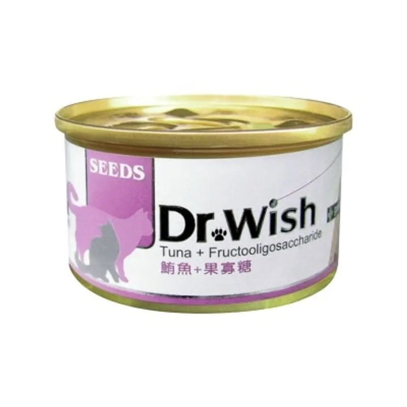 種子 [Dr. Wish] 鮪魚+果寡糖(85g) 貓罐頭 826293