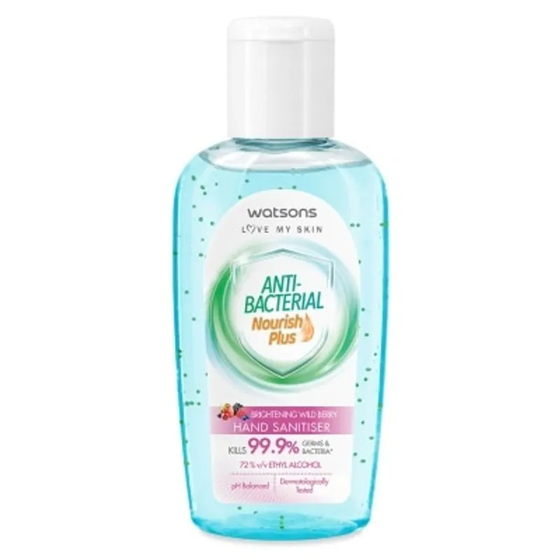 屈臣氏光釆亮白野莓抗菌搓手液60ML