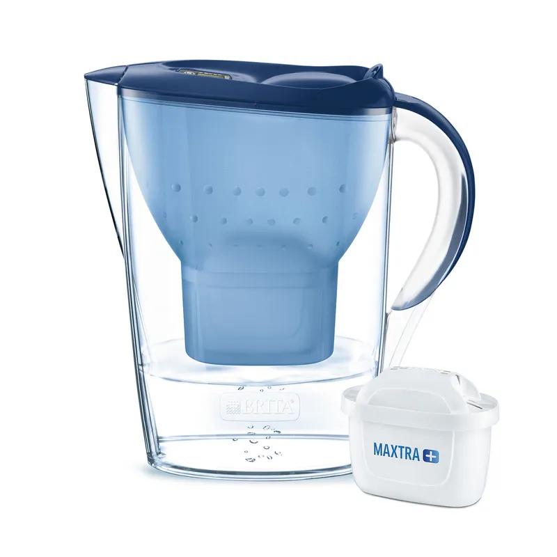 BRITA MARELLA COOL MX+濾水壺 2.4L 藍色