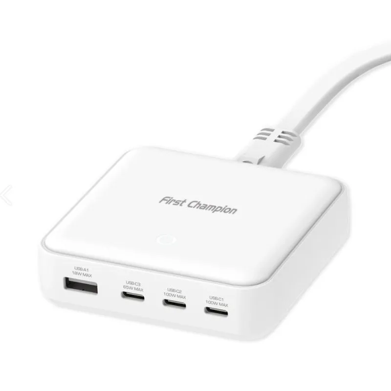 FIRSTCHAMPION USB桌上氮化鎵(GaN)快速充電器(100W) FCUPC100PD3C1AUK
