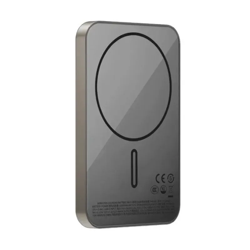 MOMAX 5000mAh Qi2磁吸移動電源(鈦色) IP129Q2L