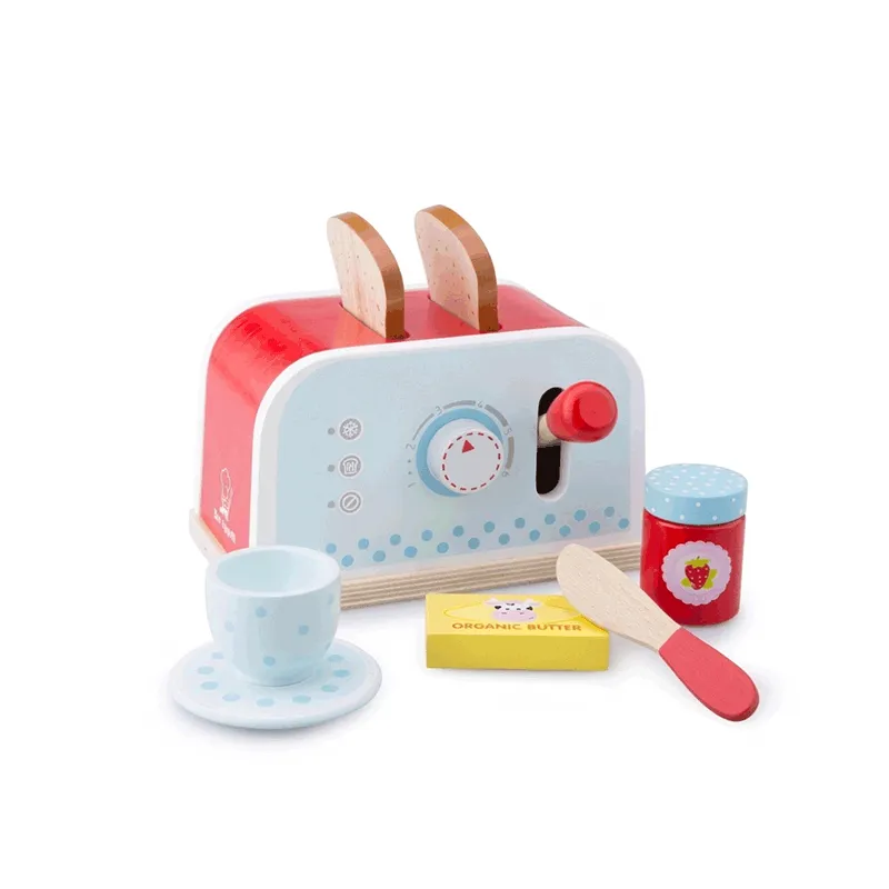 NEW CLASSIC TOYS Bon Appetit木制多士炉套装玩具