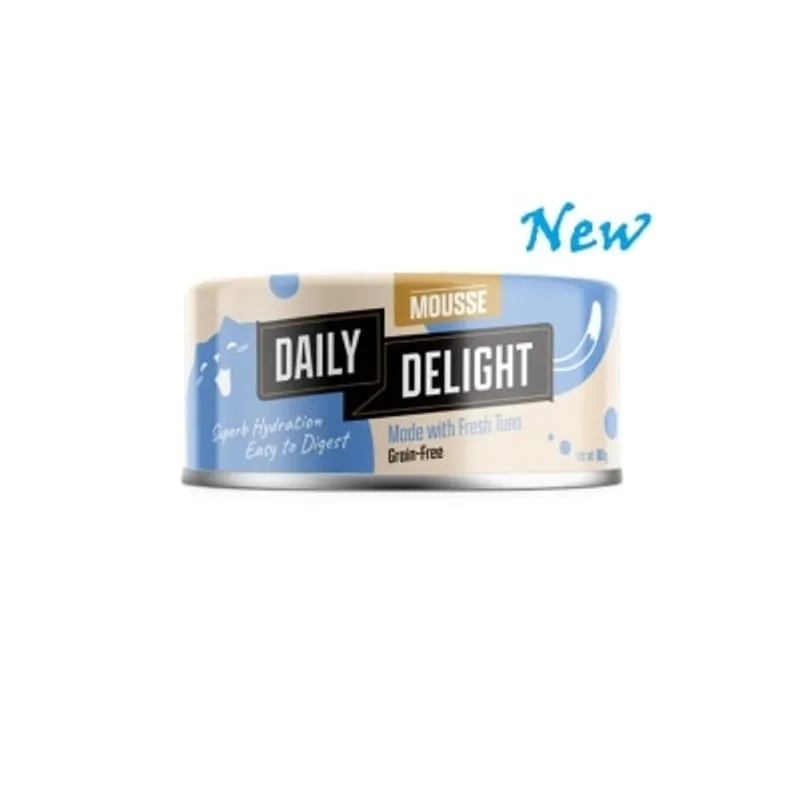 Daily Delight Mousse 吞拿魚慕絲 貓罐頭 80g (DD61)