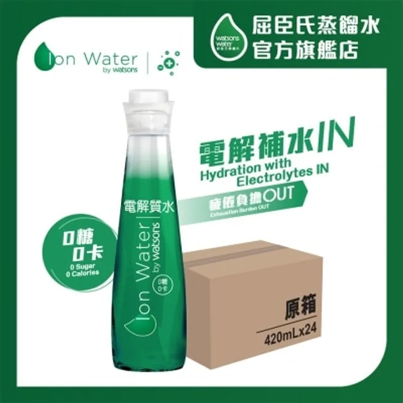 屈臣氏電解質水 420毫升 x 24 支(原箱)