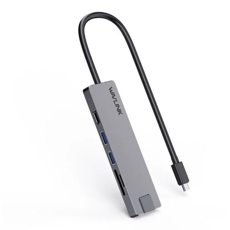 WAVLINK USB-C 7合1 4K HDMI Mini Dock 分插擴展器 WLUHP3409
