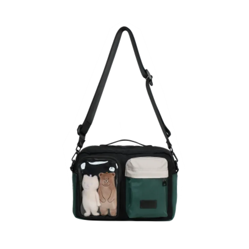 Doughnut SATCHEL LUCENT SERIES Dark Grey