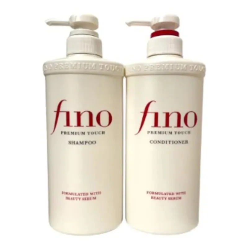 Shiseido fino潤澤順髮洗髮精550ml＋潤髮乳550ml