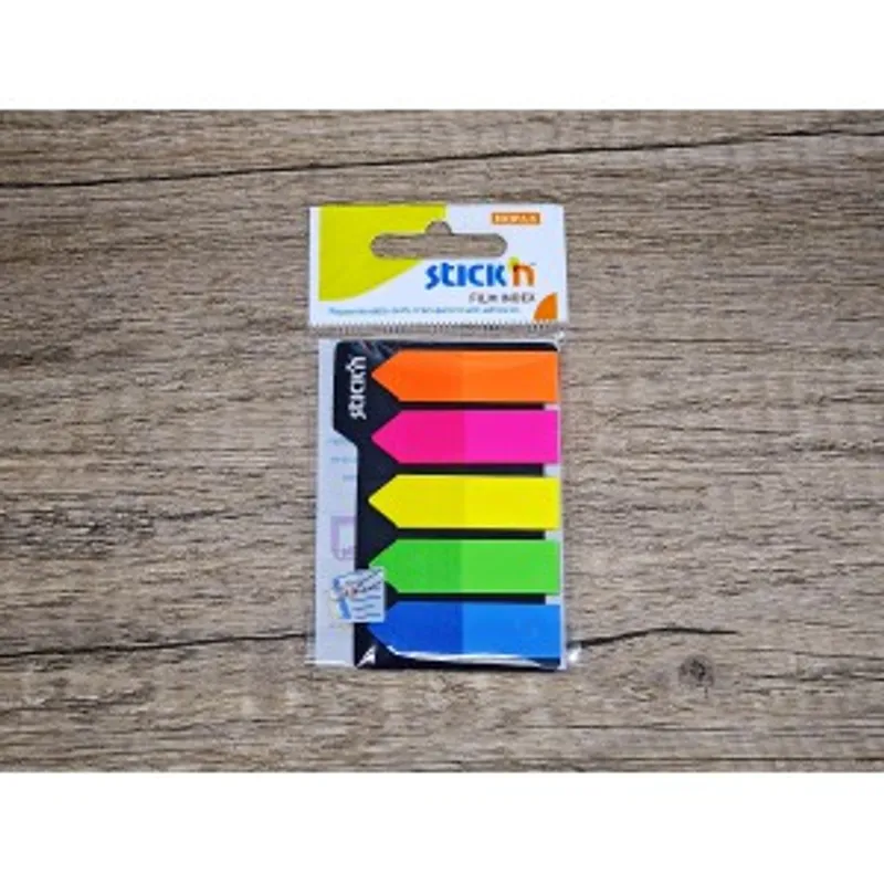 stick'n N次貼 5色標籤膠貼