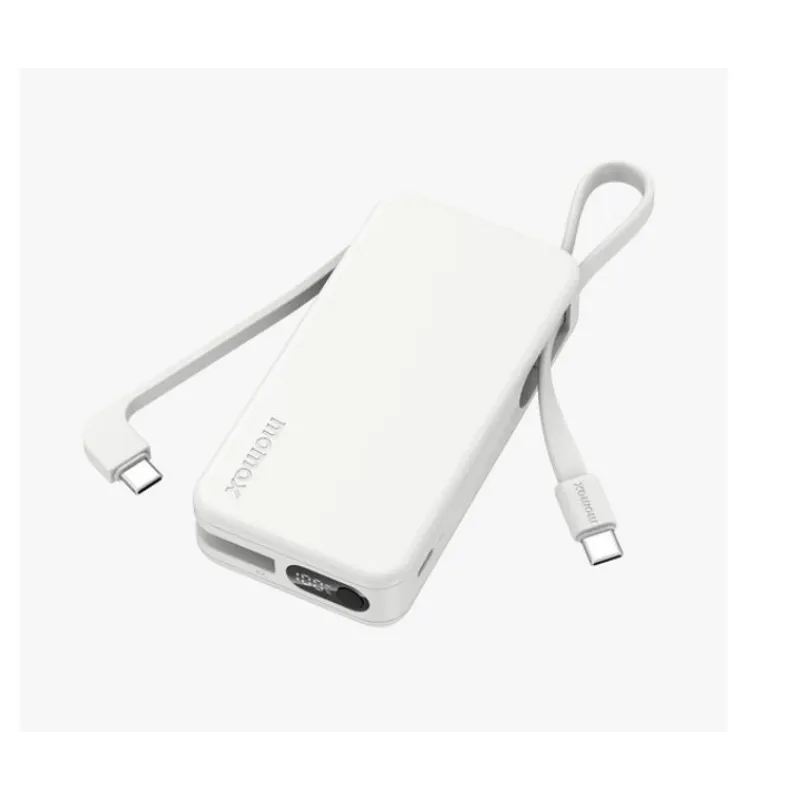 MOMAX 1-Power Vital+ 雙USB-C 線流動電源 10000mAh 白色
