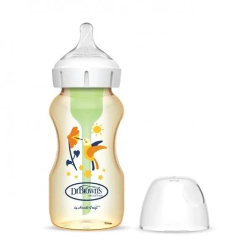 Options+ PPSU 膠奶瓶 蜂鳥印花 270ml
