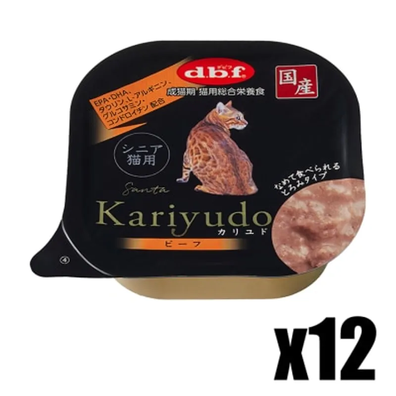 D.B.F [12盒優惠] 狩人餐盒 Kariyudo - 牛肉 老貓小餐盒 (95g x12) - d.b.f