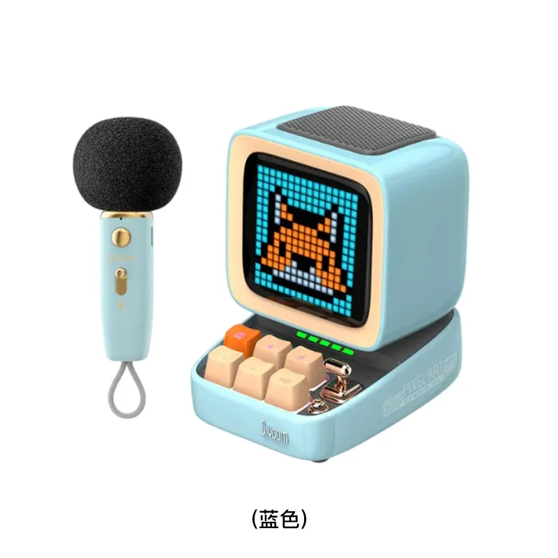 DIVOOM 卡拉OK像素蓝牙喇叭(蓝色) DITOO5M/BL
