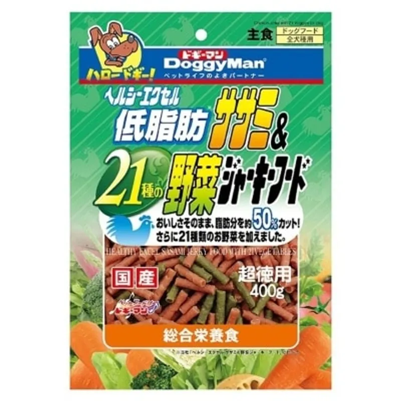 DOGGYMAN 低脂21種野菜雞肉條 (400g) - DoggyMan