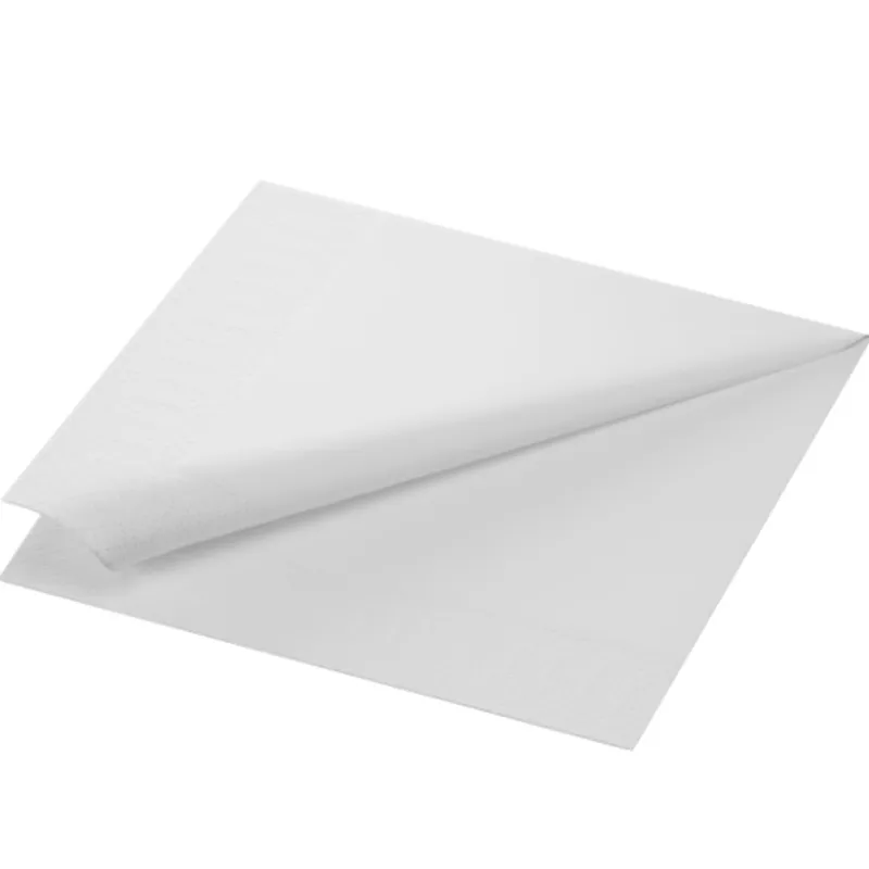 NAPKINS SRP 3-PLY 1/4FLD 40CM WHITE