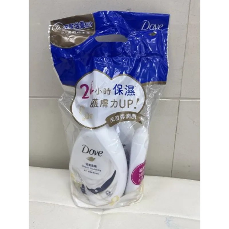 多芬沐浴套裝(滋潤x2)1000ml +贈品200ml