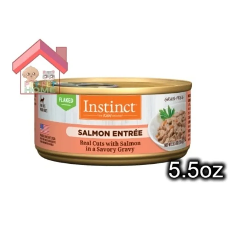 Nature's Variety Instinct 本能 - 無穀物肉汁三文魚片貓罐頭