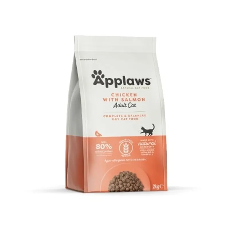Applaws 全天然成貓-雞+三文魚 乾糧