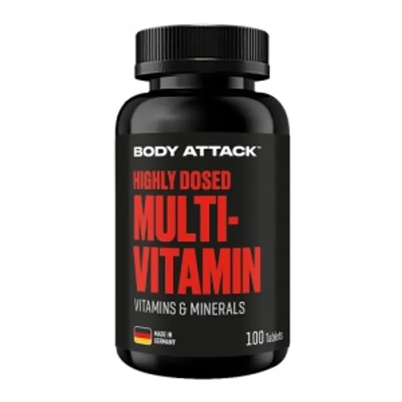 Body Attack Multi Vitamin 綜合維他命 - 100 粒裝硬丸