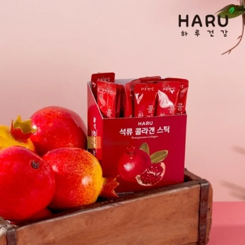 HARU HEALTH 膠原蛋白紅石榴果凍棒 20g x 15包裝 (商家直送-5個工作天內送到府上;滿$500免運)