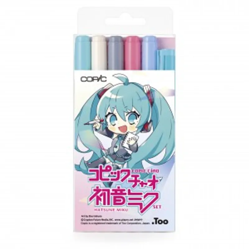 COPIC CIAO 彩繪筆5色套裝初音限定版
