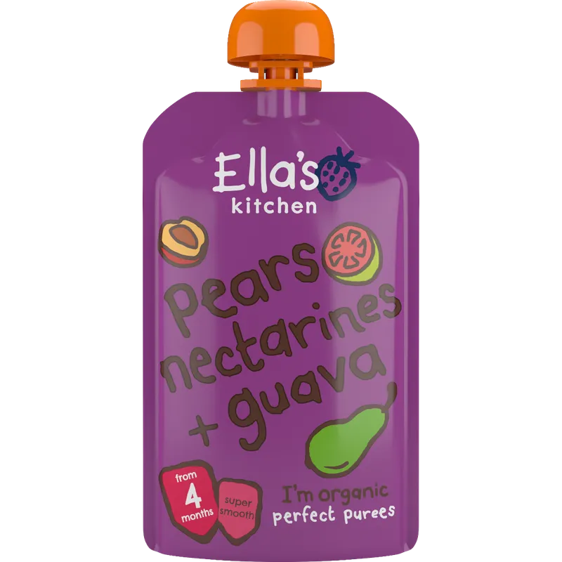 Ella's Kitchen 有機番石榴油桃香梨果蓉120克