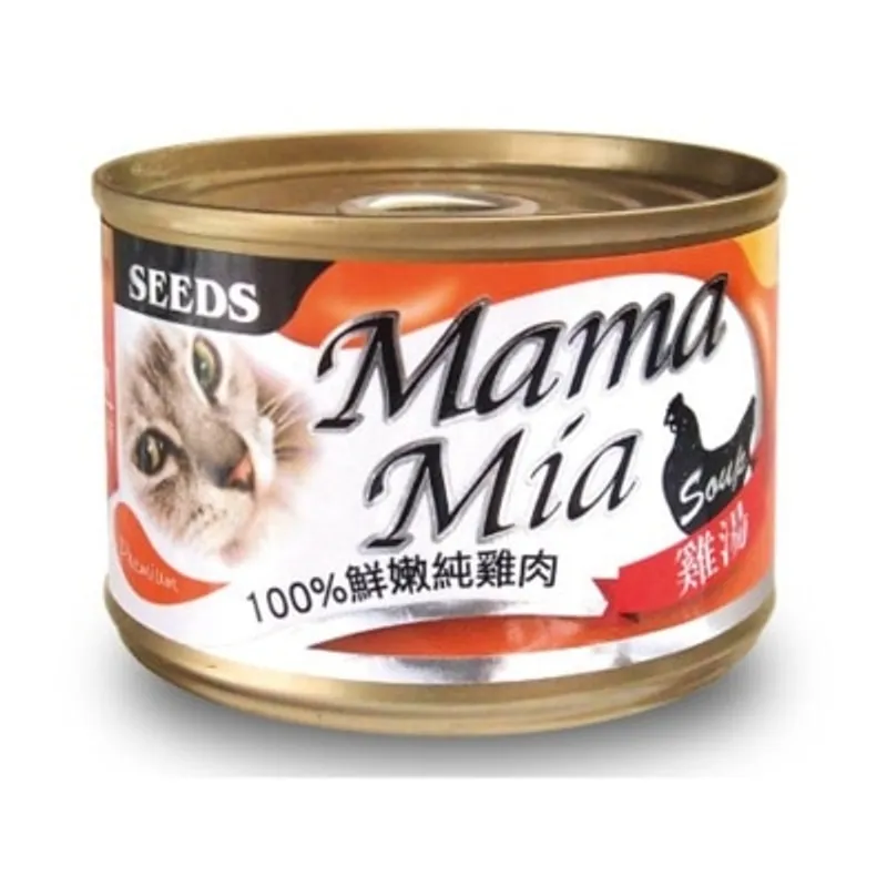 種子 [Mama Mia] 100%純雞肉+絲蘭萃取物 (170g) 貓罐頭 827429