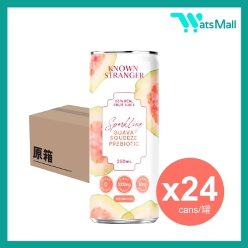 KNOWN STRANGER 益生元有氣果汁 (蕃石榴) 250毫升 (24罐)