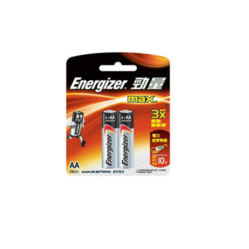 ENERGIZER 勁量鹼性電芯-2A-2粒咭裝 E91BP2