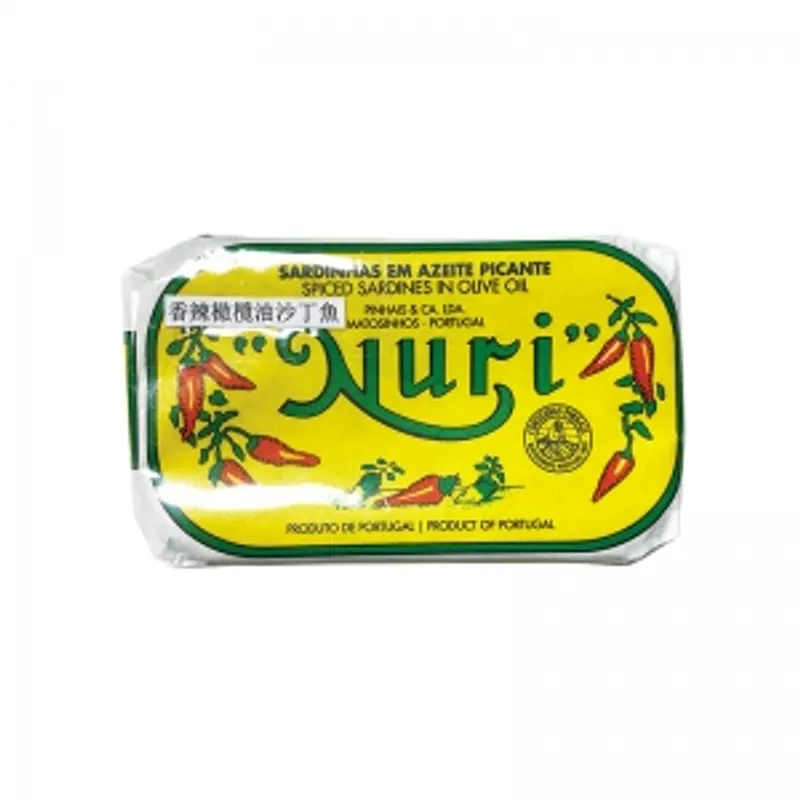 葡萄牙Nuri香辣橄欖油沙丁魚125g