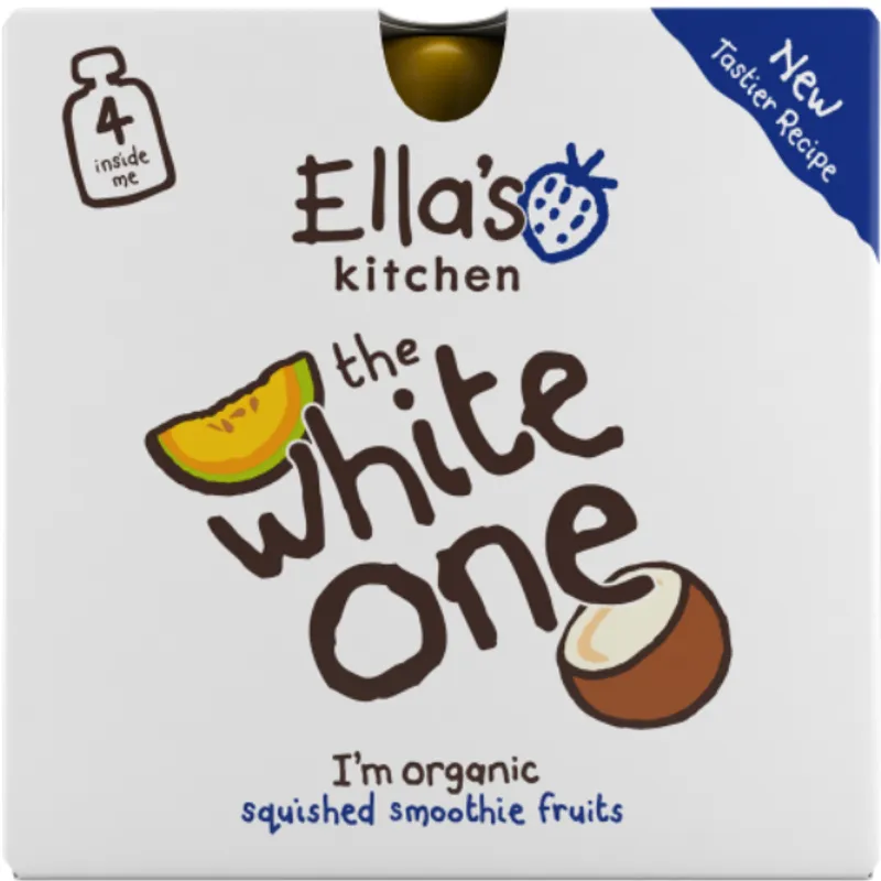 Ella's Kitchen 有機白色雜果蓉四包盒裝 90GX4