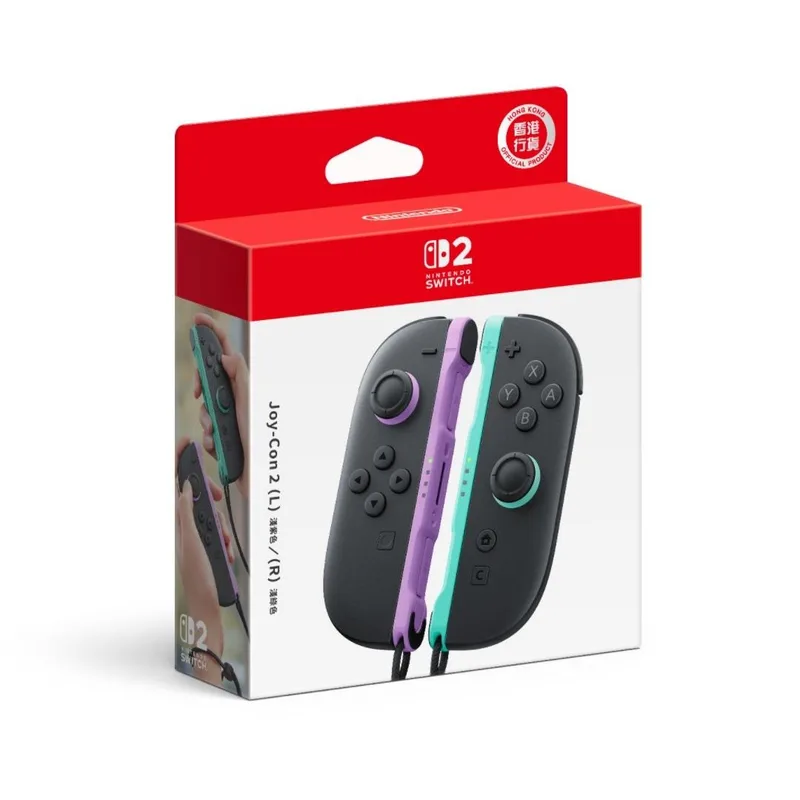 NS2 Joy-Con 2 (L) 淺紫色／(R) 淺綠色