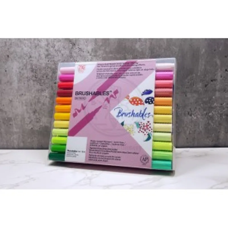 KURETAKE 吳竹 BRUSHABLES雙色彩繪筆 24色