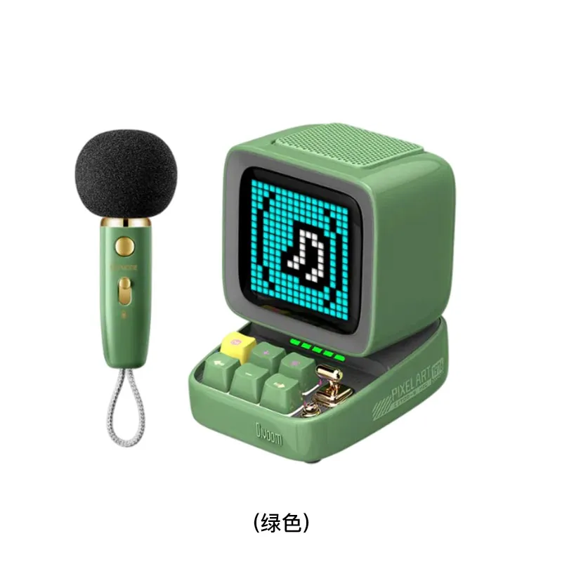 DIVOOM 卡拉OK像素蓝牙喇叭(绿色) DITOO5M/GN