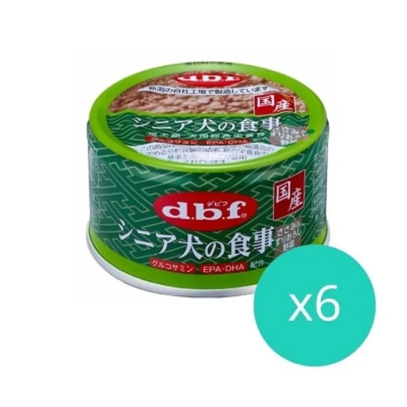D.B.F [6罐優惠] 老犬雞肉+蔬菜 狗罐頭 (85g x6) - d.b.f