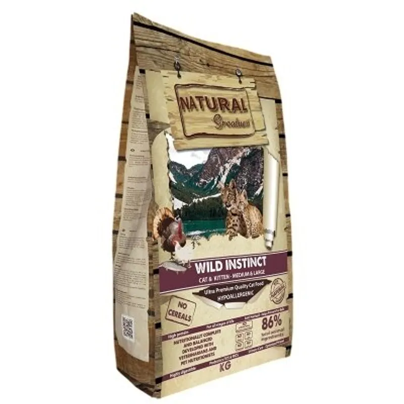 Natural Greatness - Wild Instinct 頂級全天然無穀物貓乾糧 野性本能配方*大顆粒*
