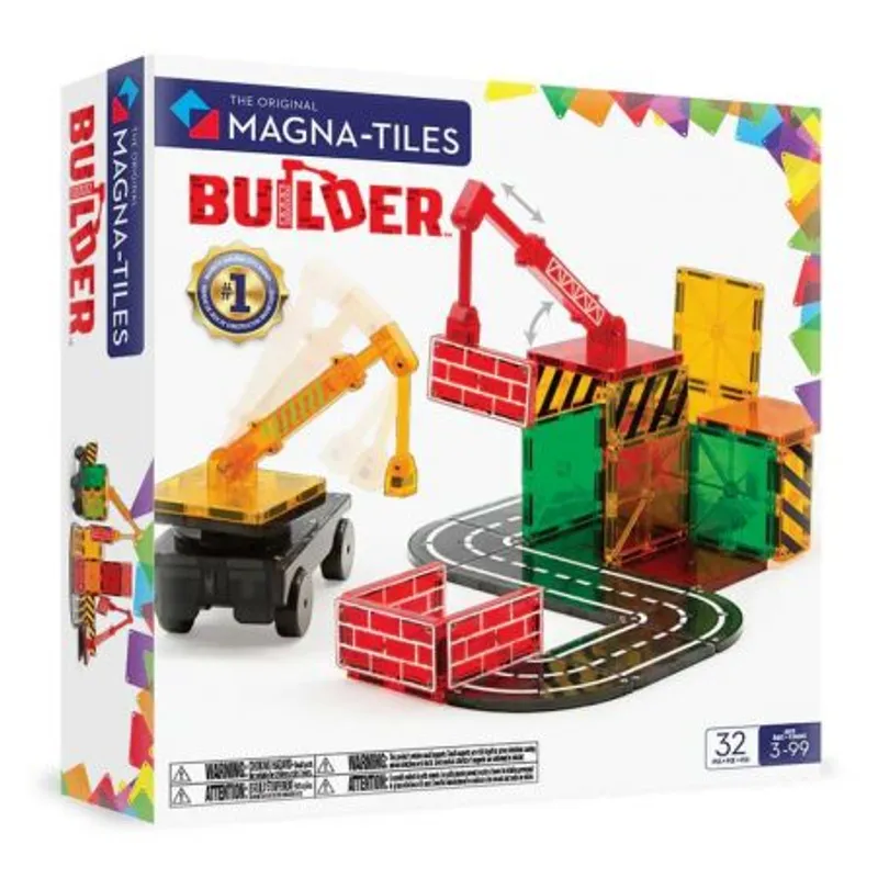 磁力片積木玩具-Builder 32-Piece Set