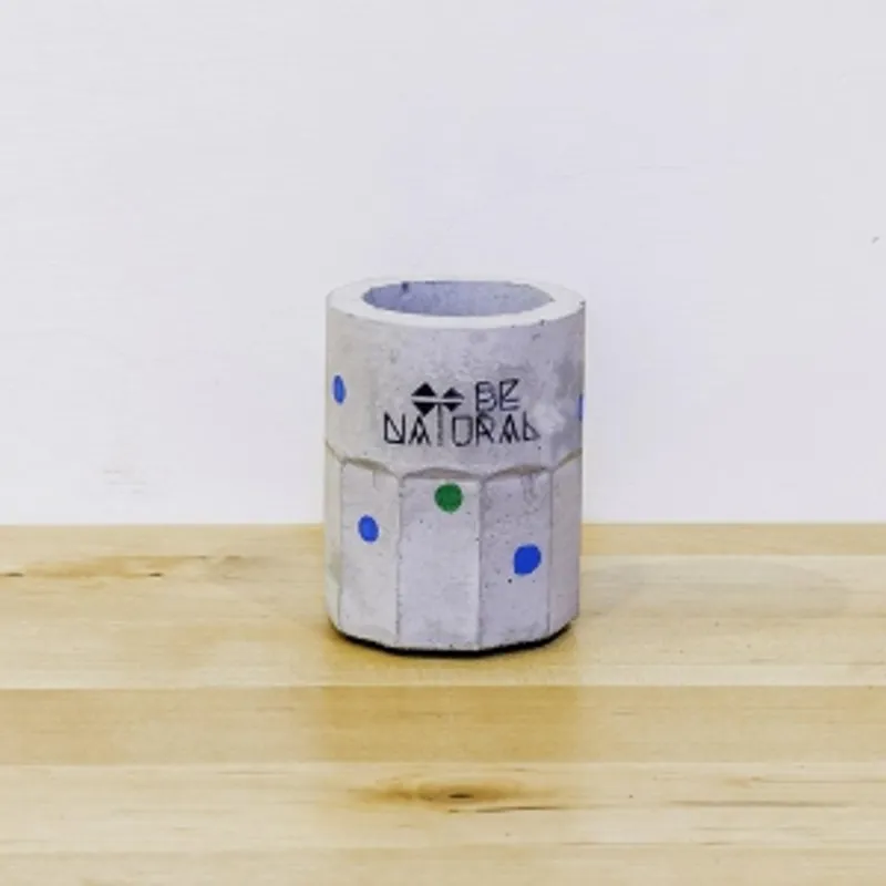 Code:NA203 水泥盆栽- 多角形S