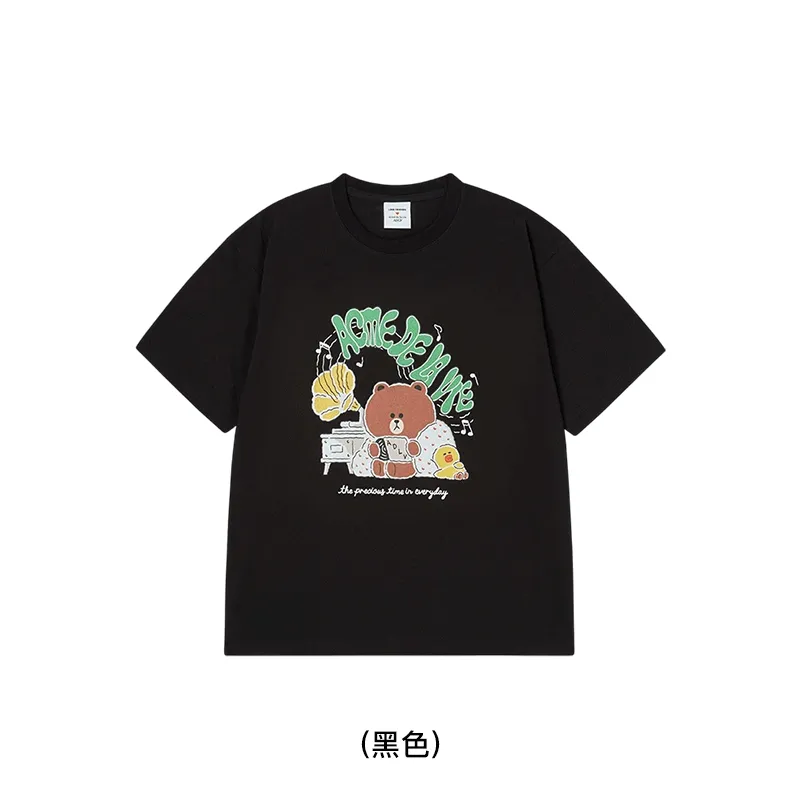 acme de la vie x LINE FRIENDS 印花T恤