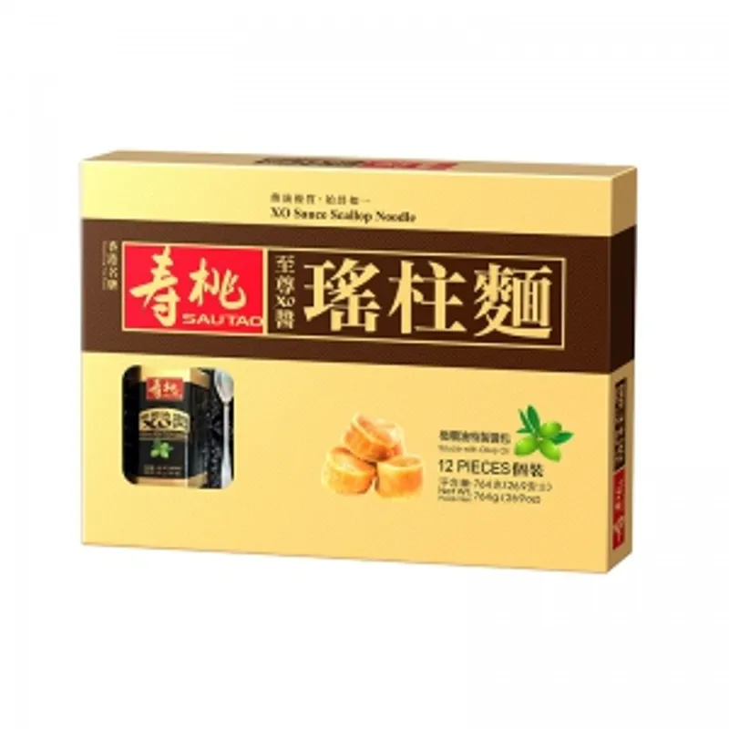 【促銷價】壽桃至尊XO醬瑤柱麵764g (1盒裝 6盒裝/箱)