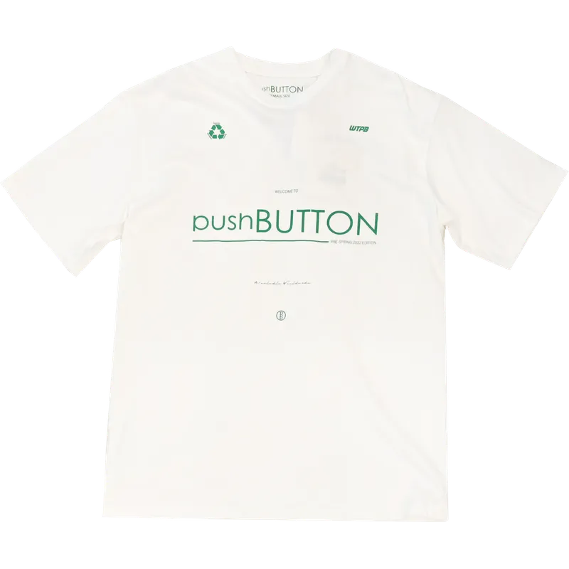 PUSH BUTTON PB2210605W WH T恤