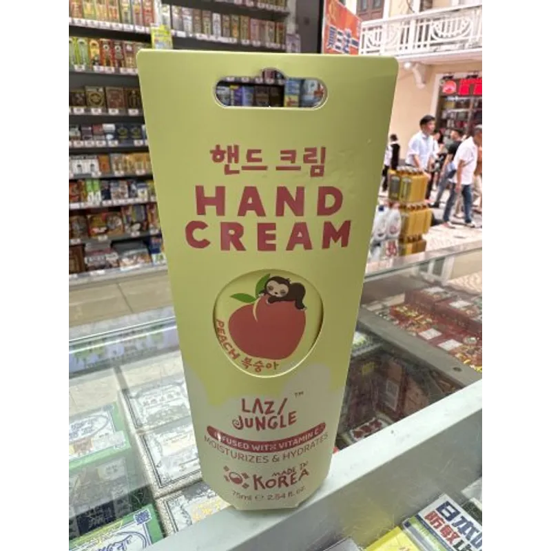 LAZY JUNGLE手霜75ML(桃子)