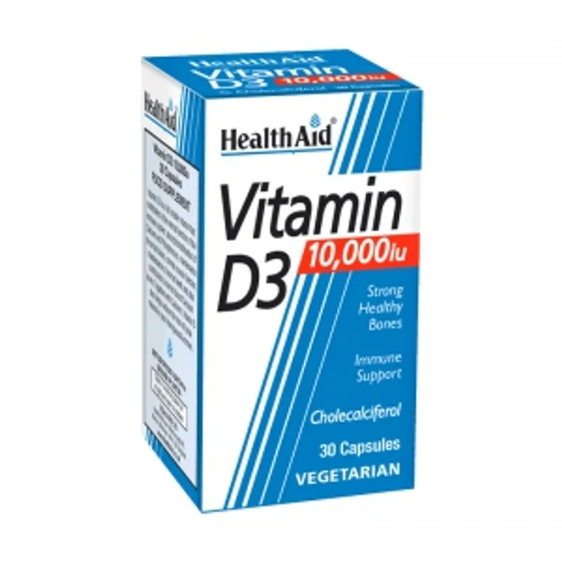 Health Aid 維他命D3 10000IU 30粒/盒