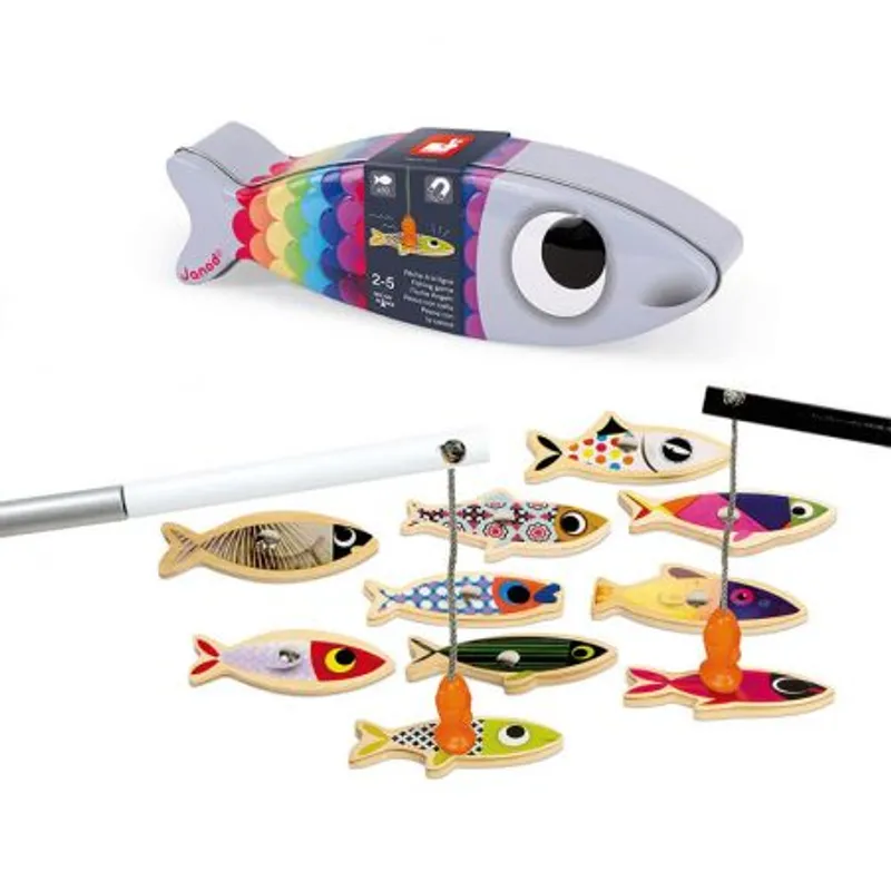 沙丁魚釣魚遊戲（木頭）